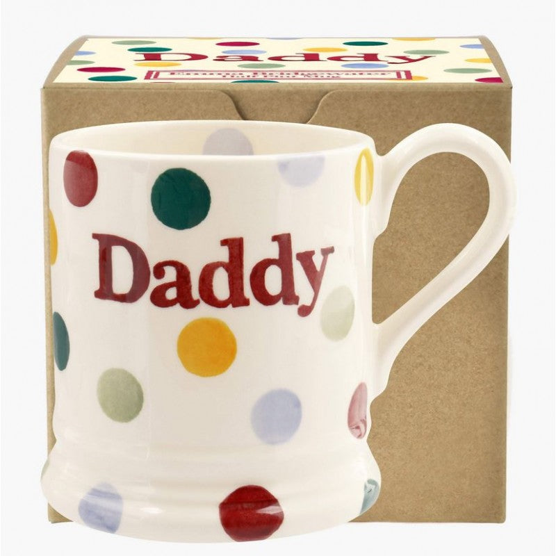 Half Pint Mug Polka Dot /Daddy