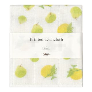 Printed Dish Cloth- Golden Lily