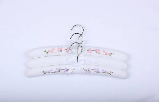 Embroided Coat Hangers- Set of 3