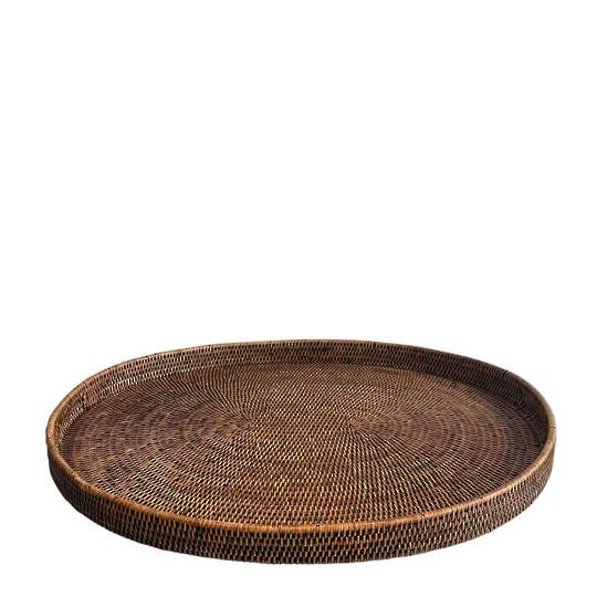 Oval Rattan Tray/46cm