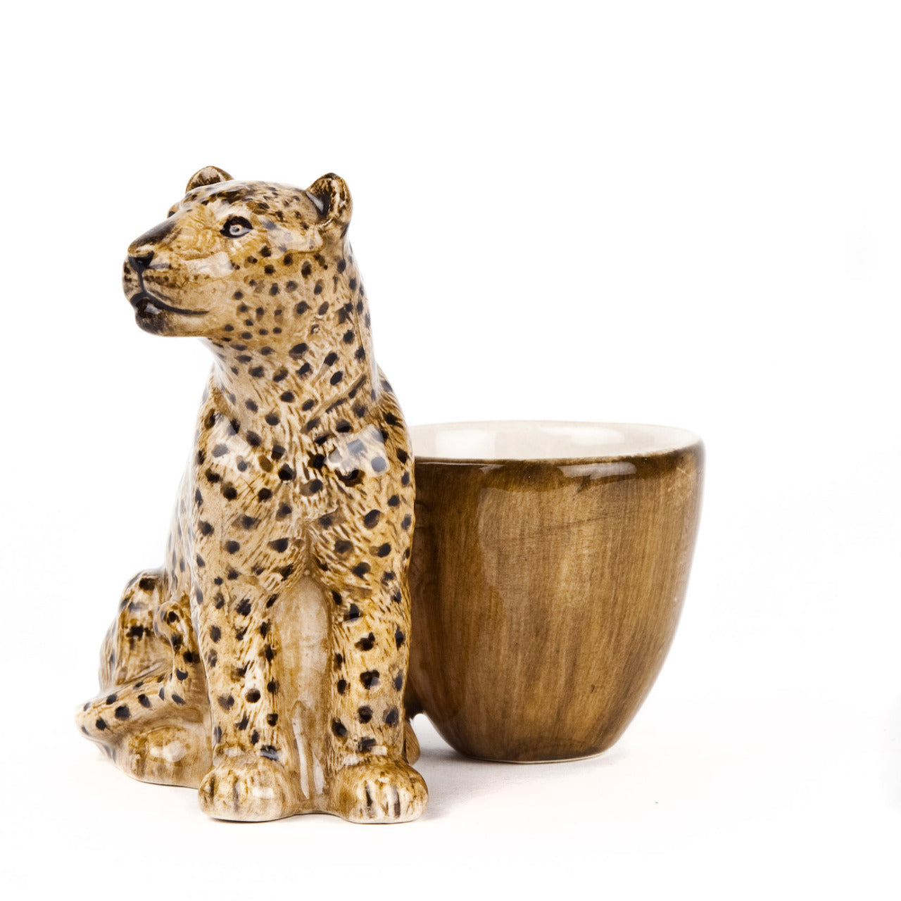 Leopard with Egg Cup