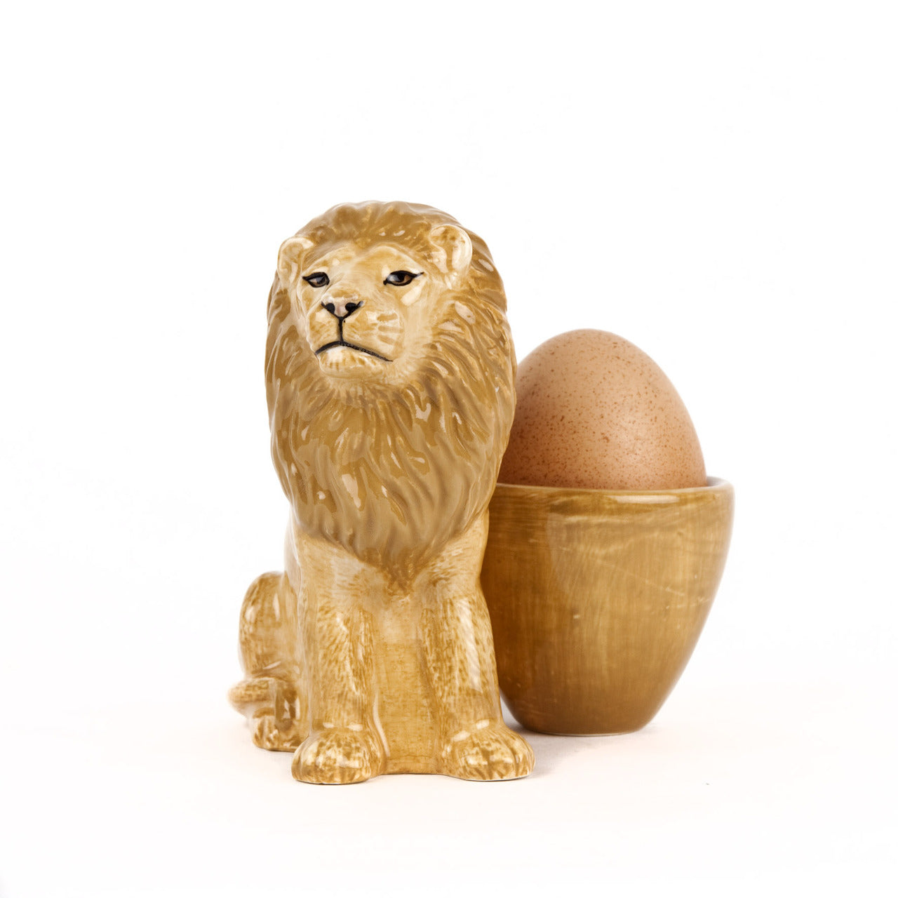 Lion with Egg Cup