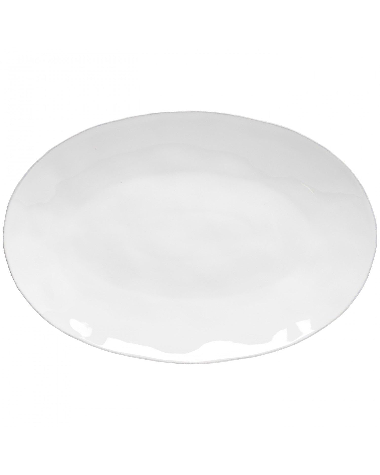 Livia Oval Platter/White