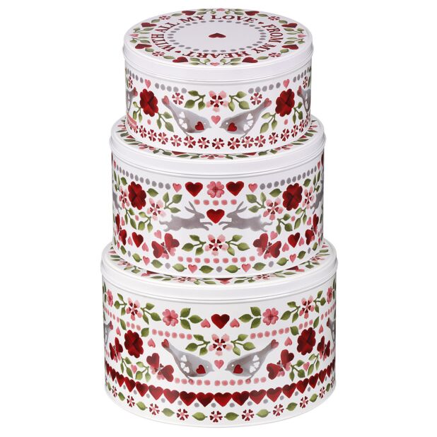 Love Birds Round Tin / Small