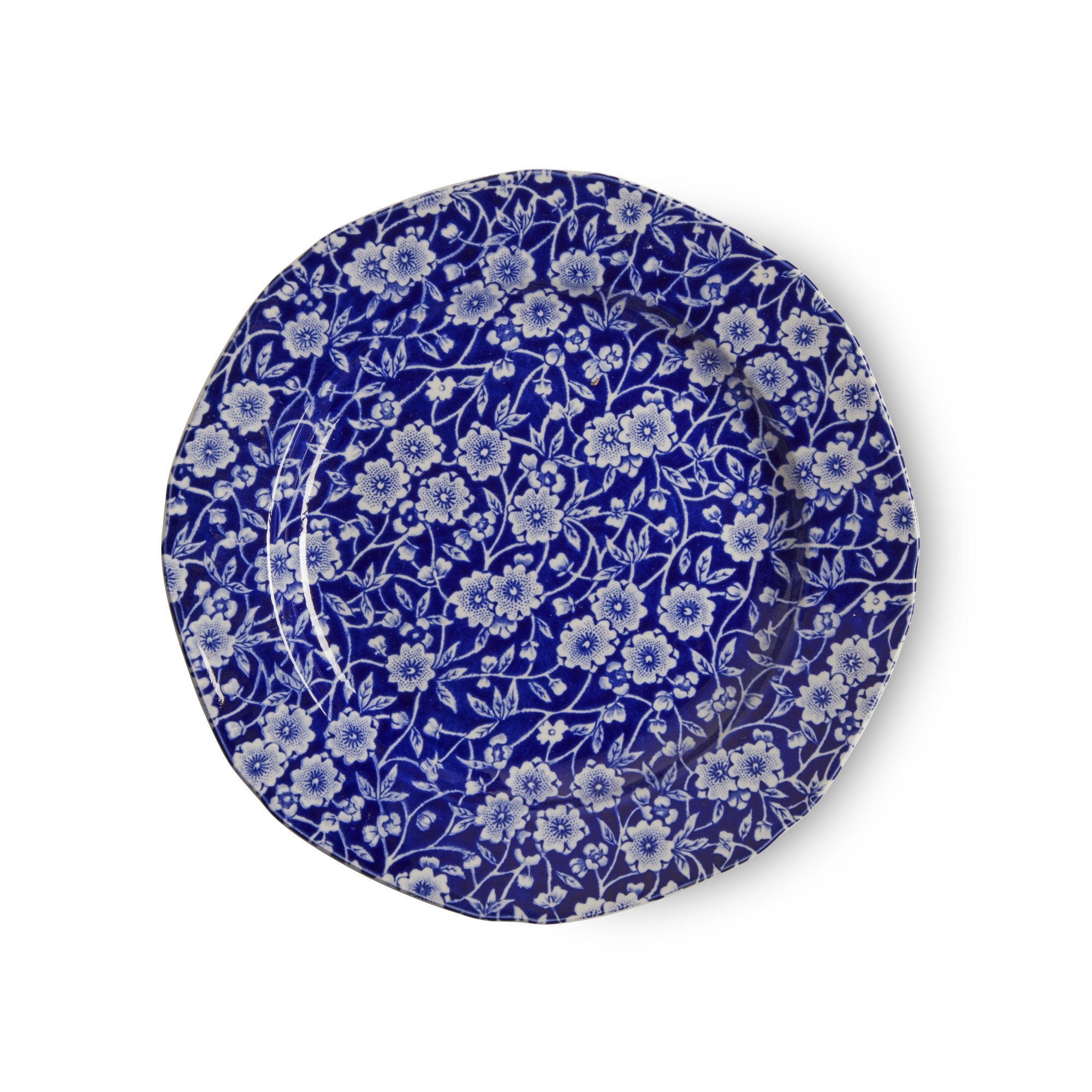 Blue Calico Tea Plate / 19cm