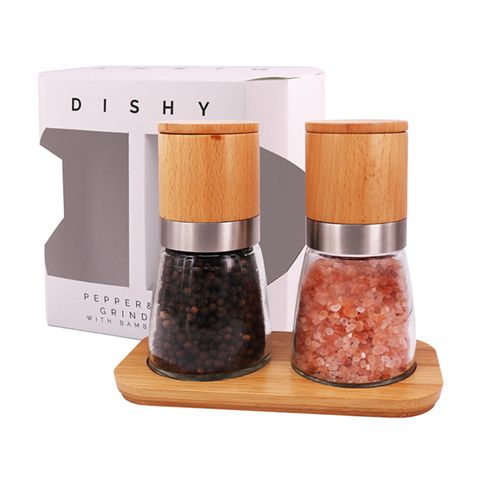 Salt and Pepper Set- with Tray
