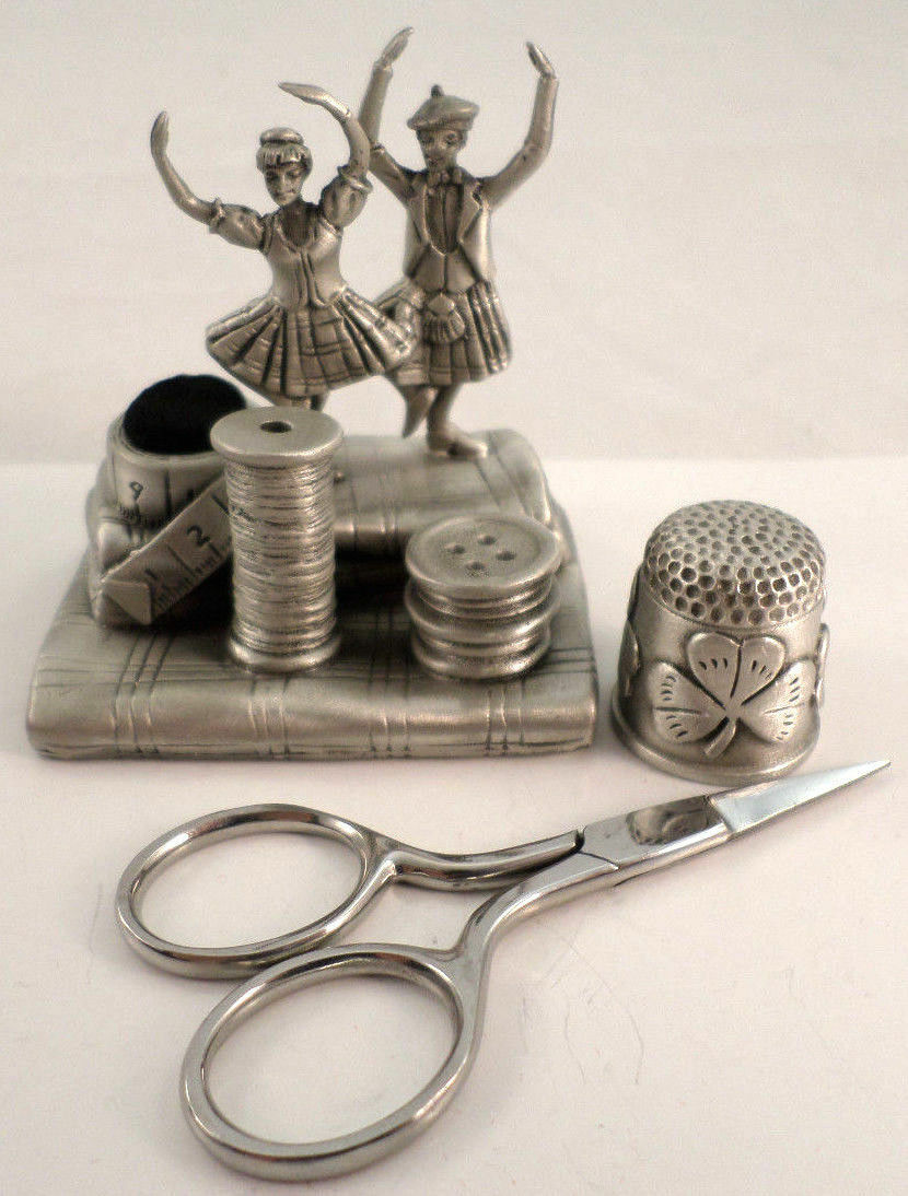 Pewter Sewing Station