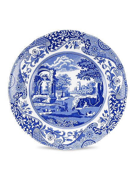 Blue Italian Plate 16cm