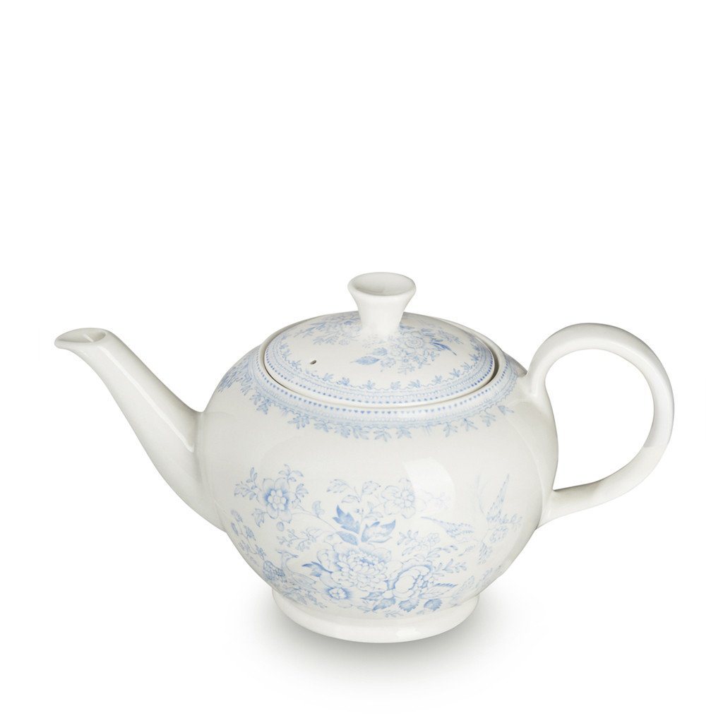 Burleigh Black Regal Peacock Mini Teapot Tray