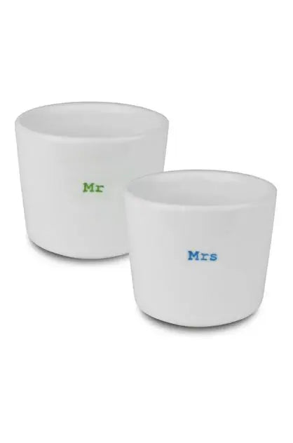 Egg Cups Mr & Mrs