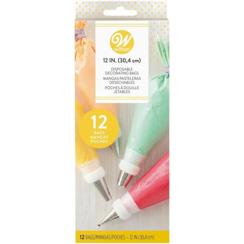 Disposable Decorating Bags/ 12 Pack